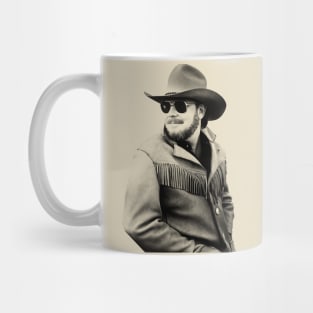 Hank Williams Jr /// Vintage  Design Mug